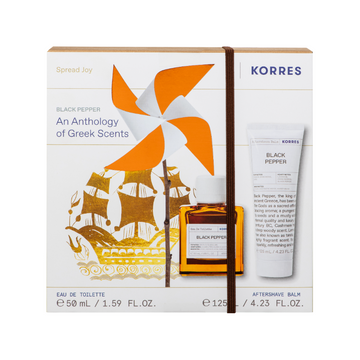 Korres Black Pepper Σετ Ανδρικού Αρώματος και Aftershave